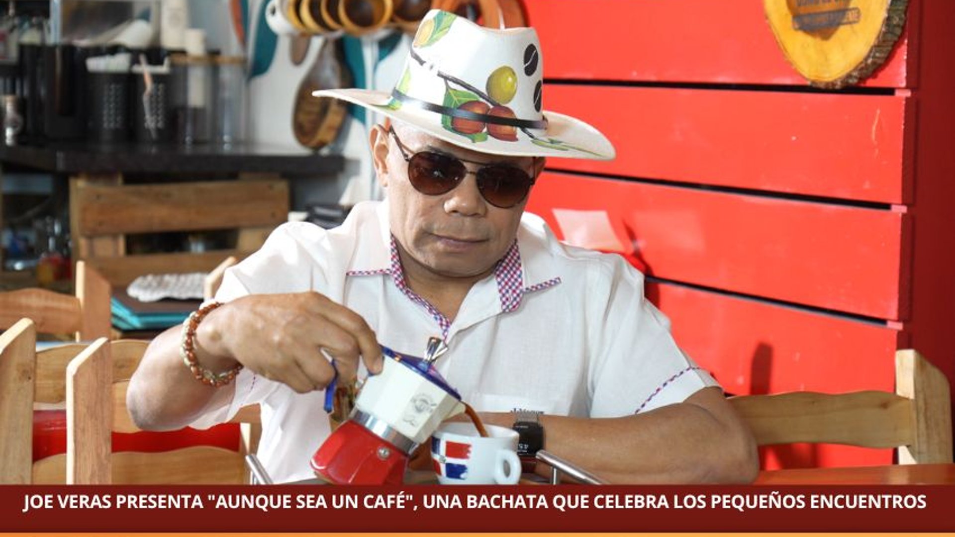 Joe Veras vuelve al corazón de la bachata con su nuevo sencillo "Aunque Sea Un Café" 