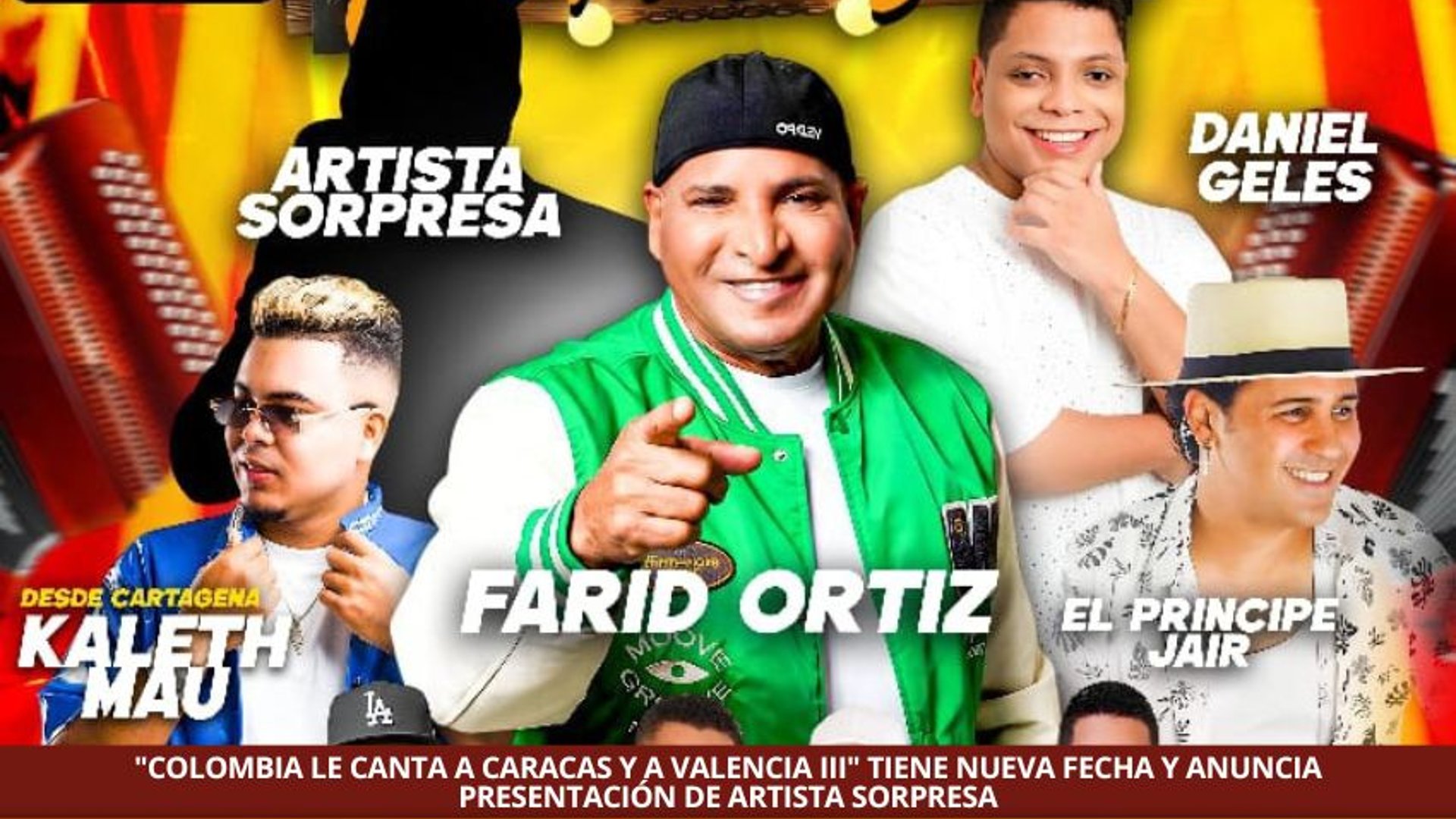 "Colombia le canta a Valencia y a Caracas III"