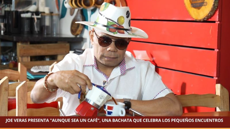 Joe Veras vuelve al corazón de la bachata con su nuevo sencillo "Aunque Sea Un Café" 