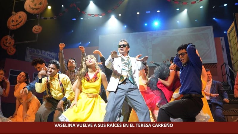 EL MUSICAL VASELINA ENCENDERÁ EL TEATRO TERESA CARREÑO CON LO MEJOR DEL ROCK & ROLL